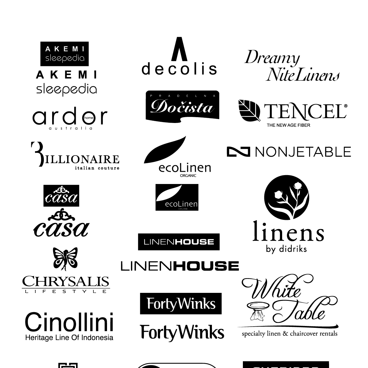 Названия брендов одежды